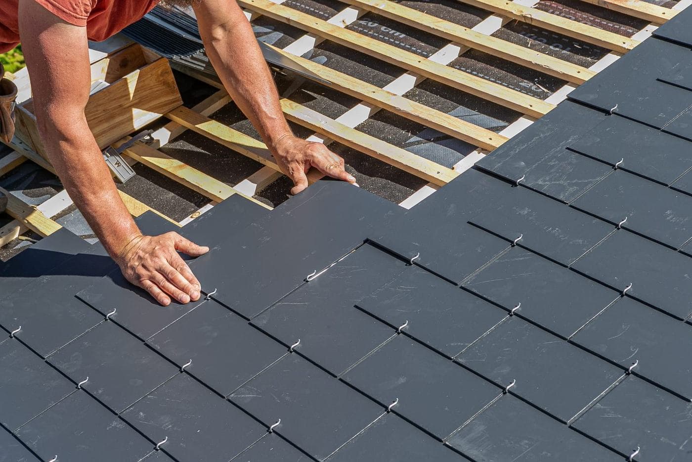 Roofing work by Rated Roofers & Builders
