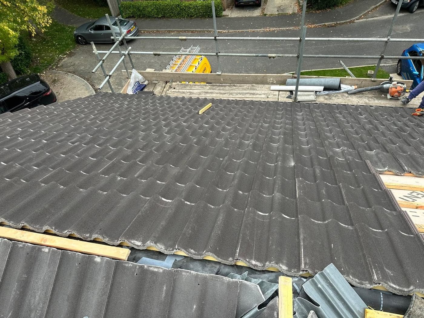 Roofing work by Rated Roofers & Builders
