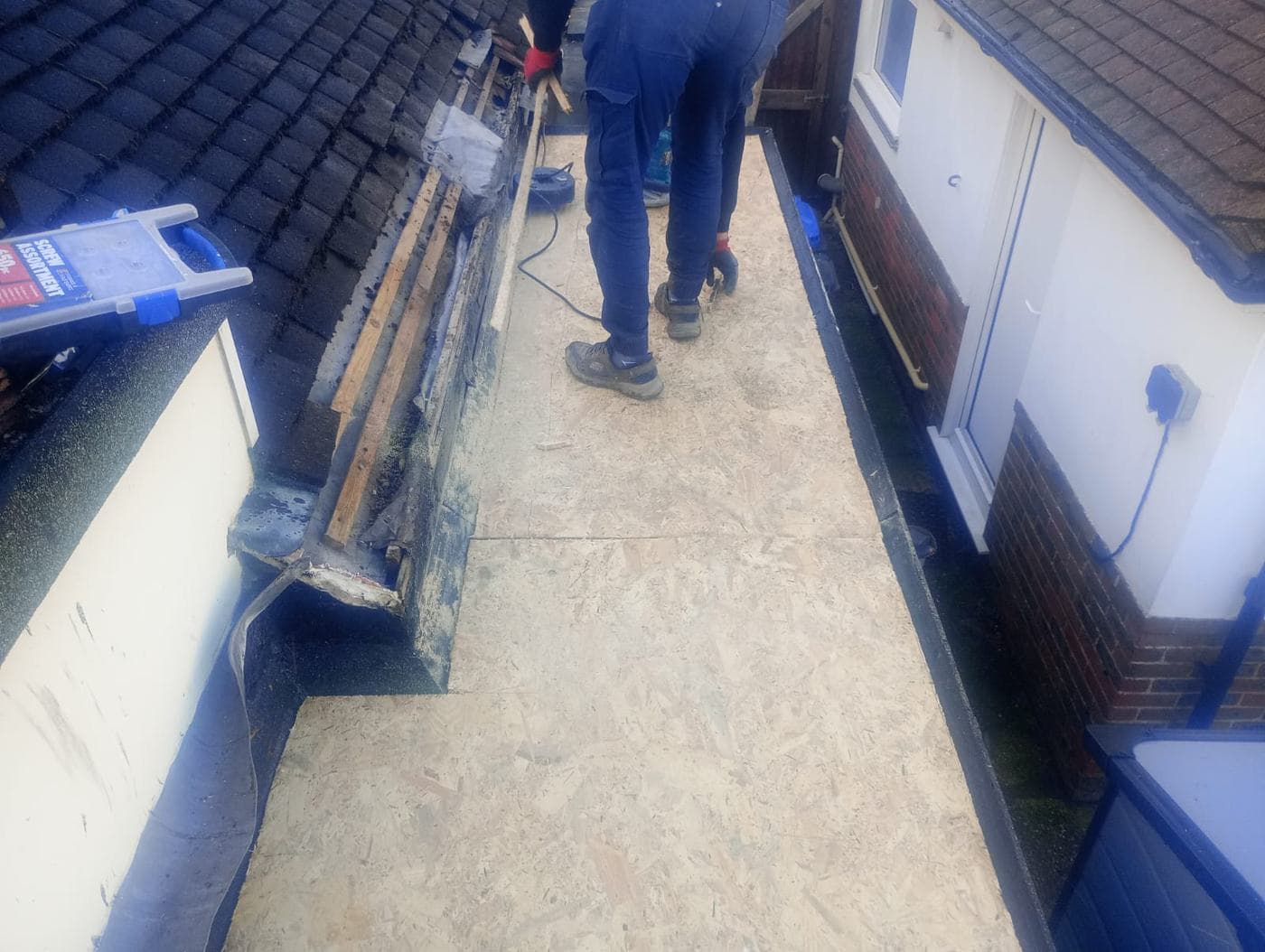 Roofing work by Rated Roofers & Builders